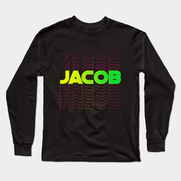 Jacob gift idea for boys men first given name Jacob Long Sleeve T-Shirt by g14u